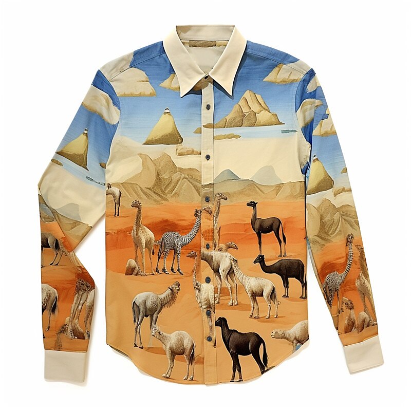 Abstract Graffiti Artistic Long Sleeve Shirt