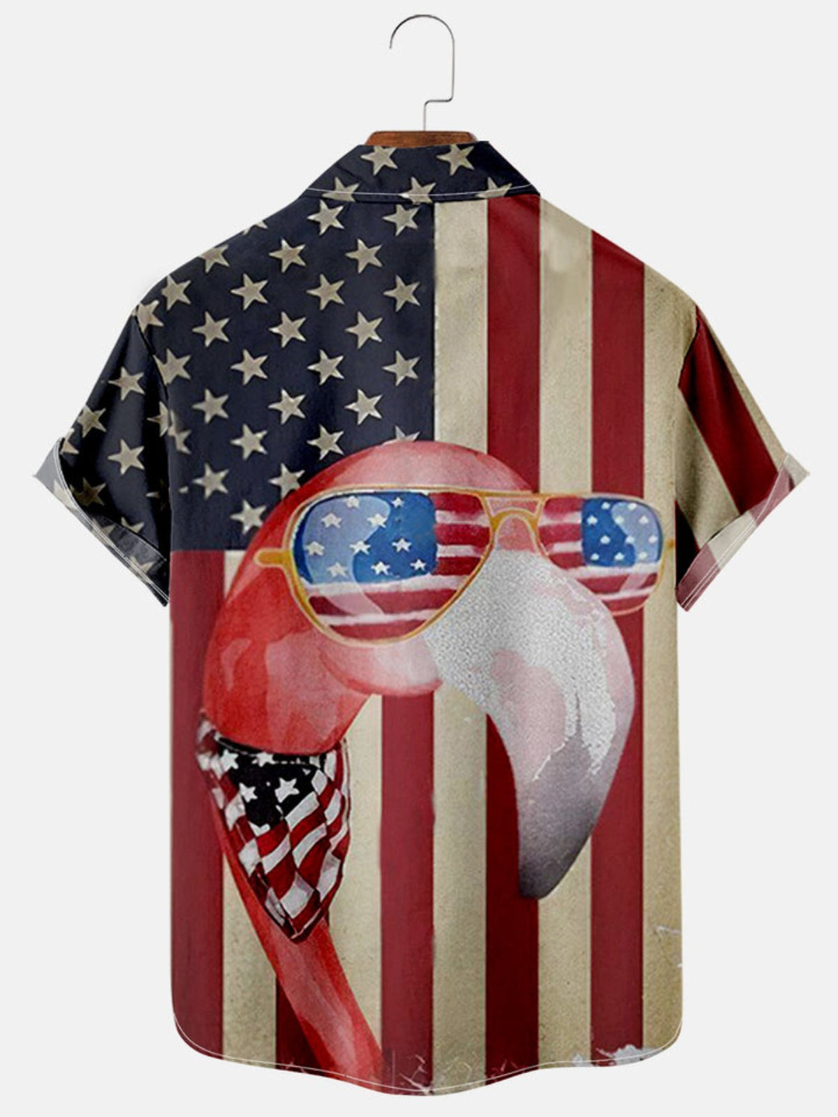 American Flag Casual Printed Shirt