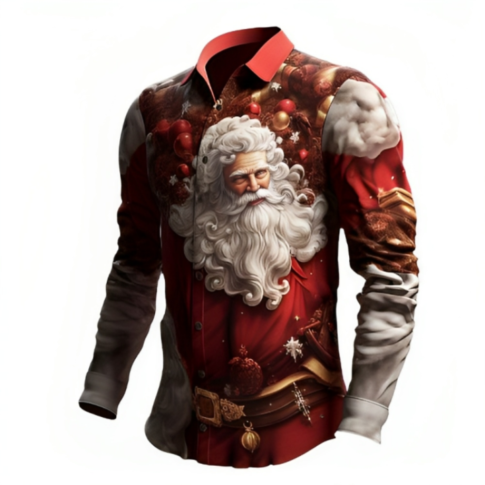 Christmas Holiday Majesty Santa Shirt