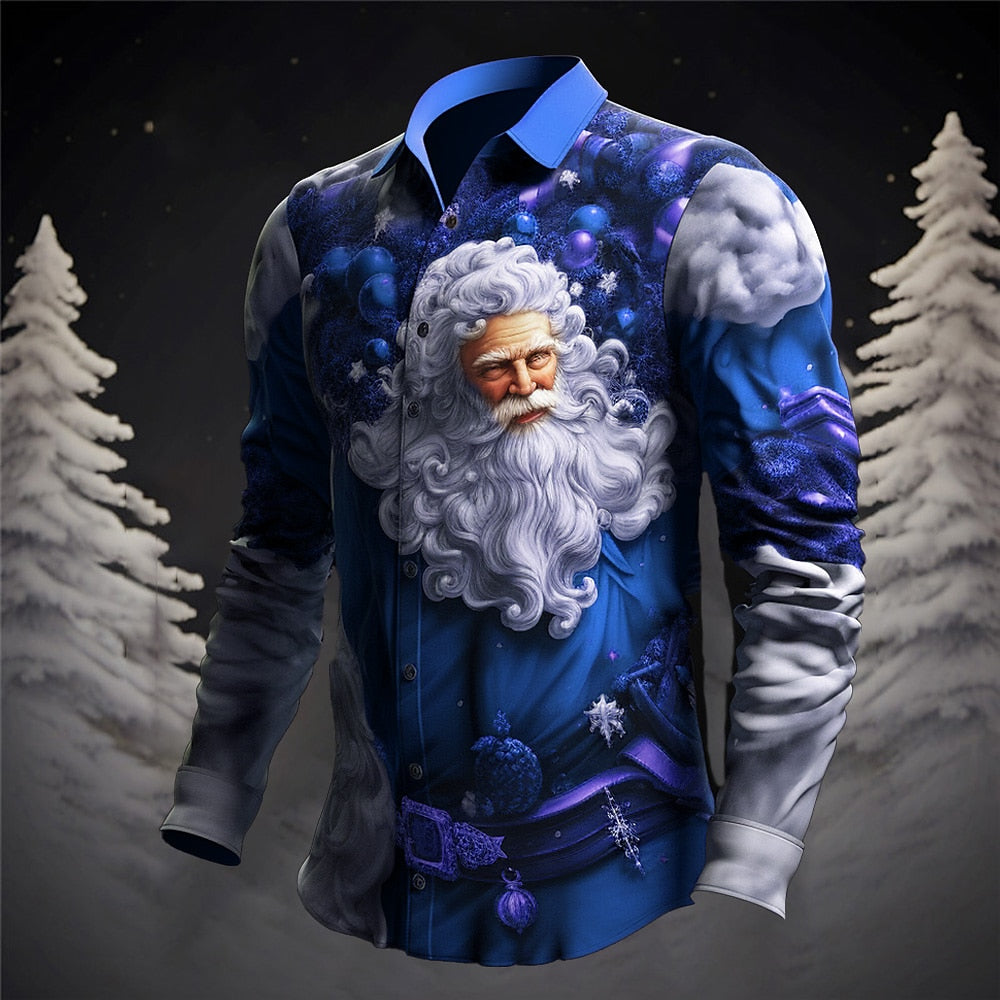 Christmas Holiday Majesty Santa Shirt