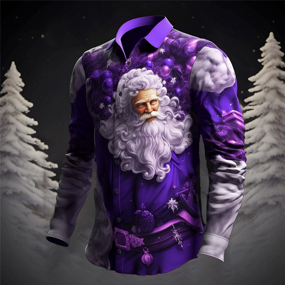 Christmas Holiday Majesty Santa Shirt