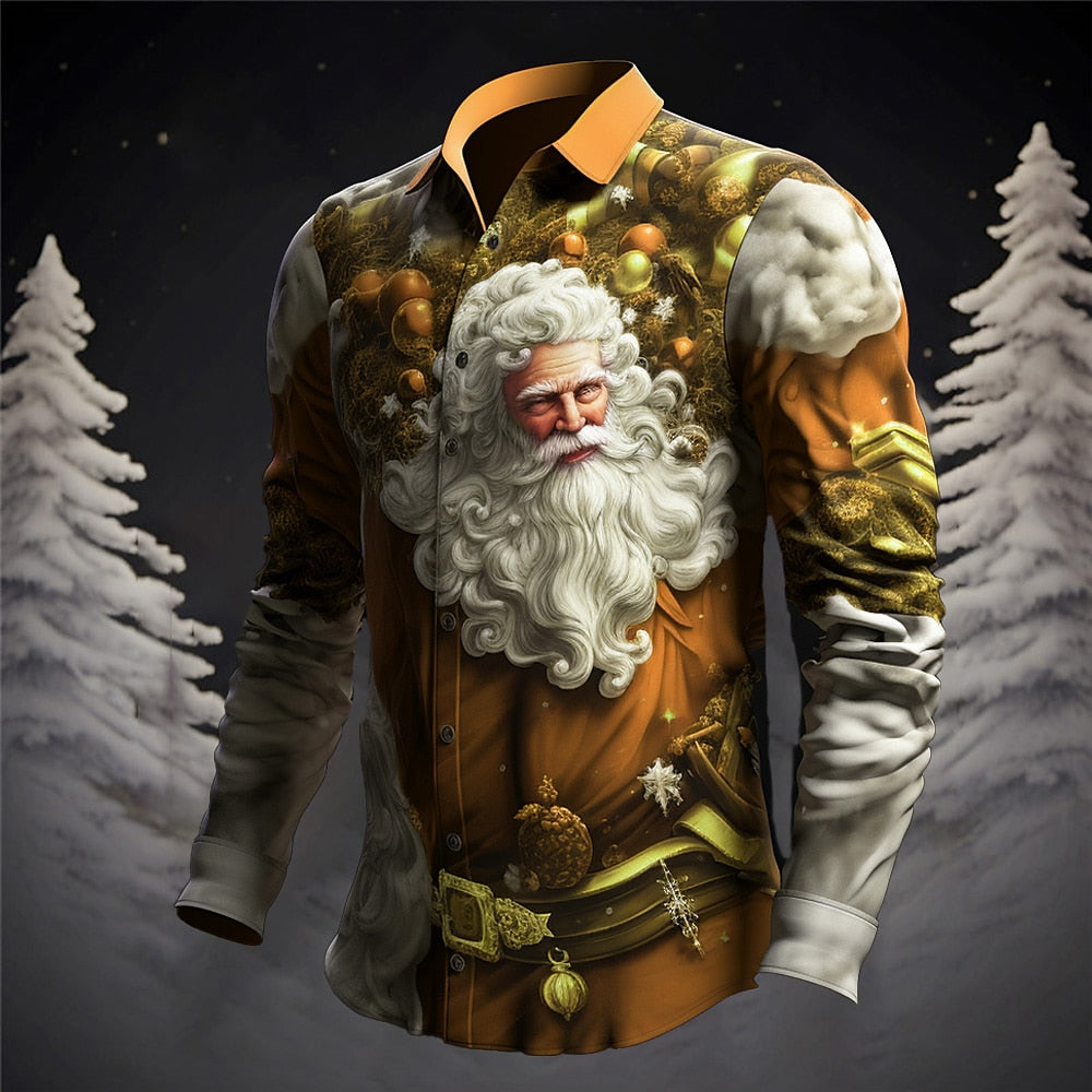 Christmas Holiday Majesty Santa Shirt