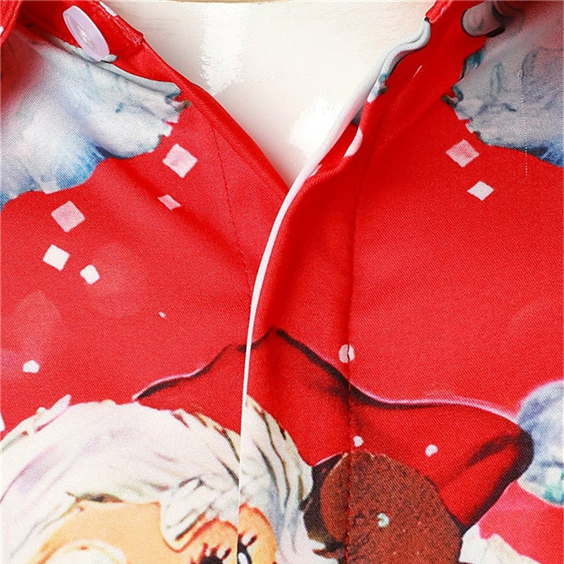 Christmas Jolly Santa Claus Festive Holiday Shirt