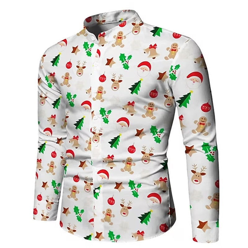 Printed Long Sleeve Shirt