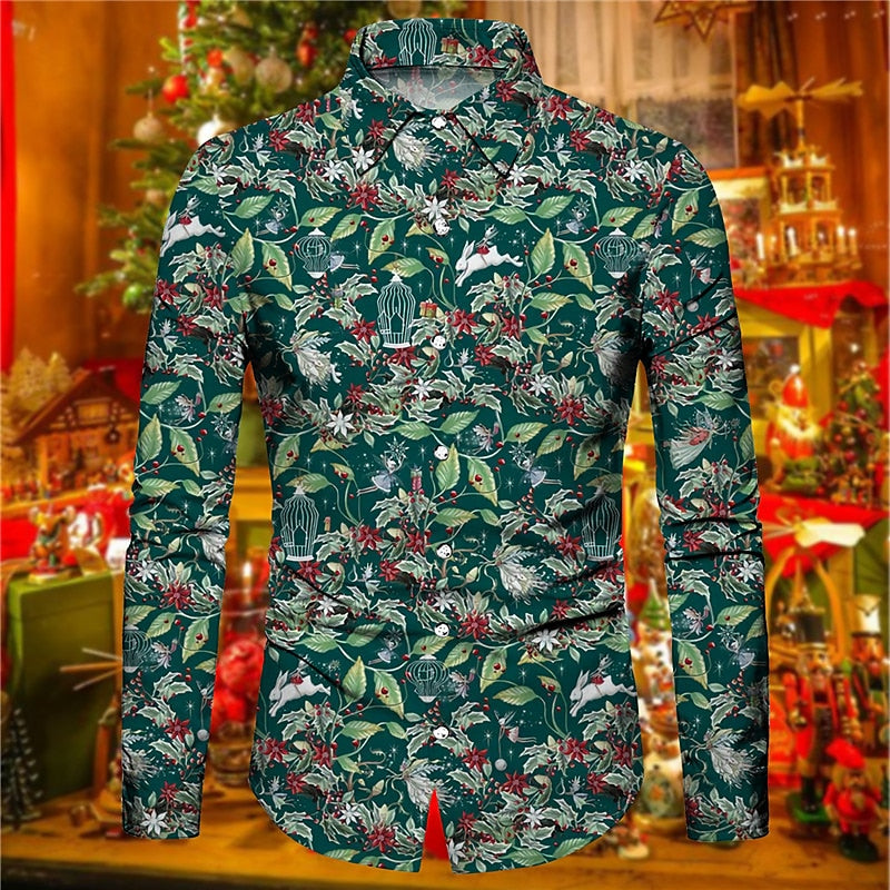 Floral Graphic Printed Pattern Shirt