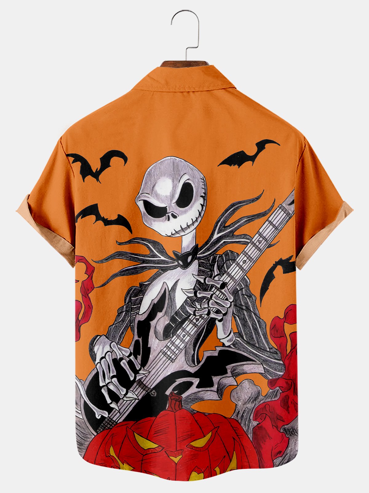 Guitar Jack Print Casual Shirt