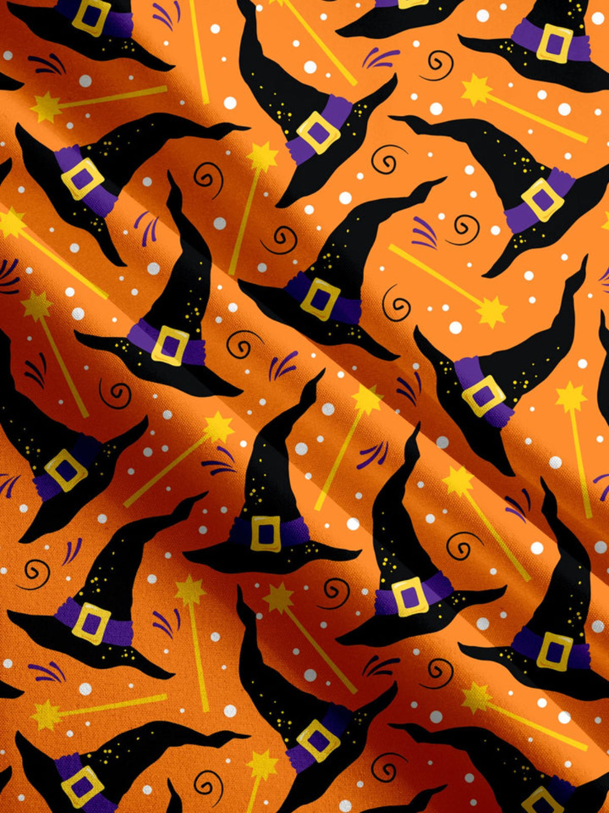 Halloween Hat Printed Short Sleeve Shirt