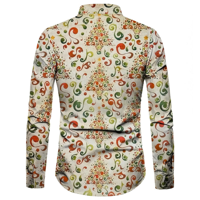 Illusion Tree Print Shirt
