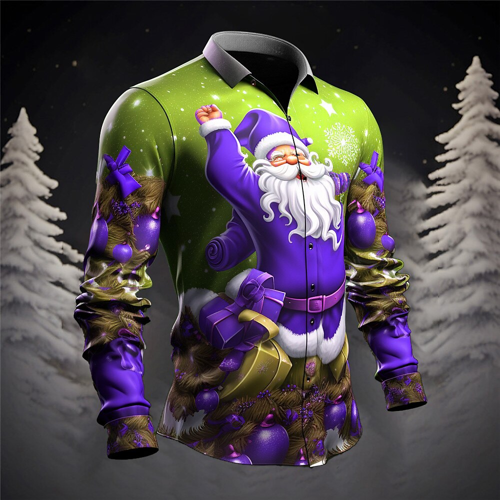 Merry Festivities Christmas Santa Shirt