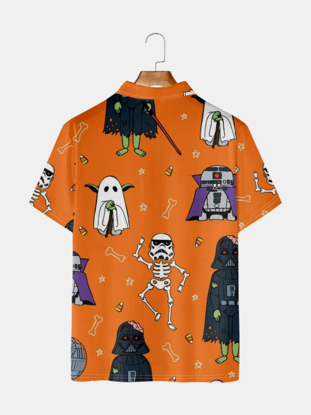 Printed Short Sleeve Polo Shirt