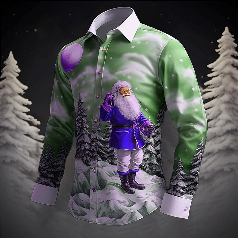 Santa Christmas Midnight Serenade Shirt