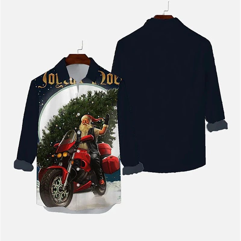 Printed Button Down Shirt
