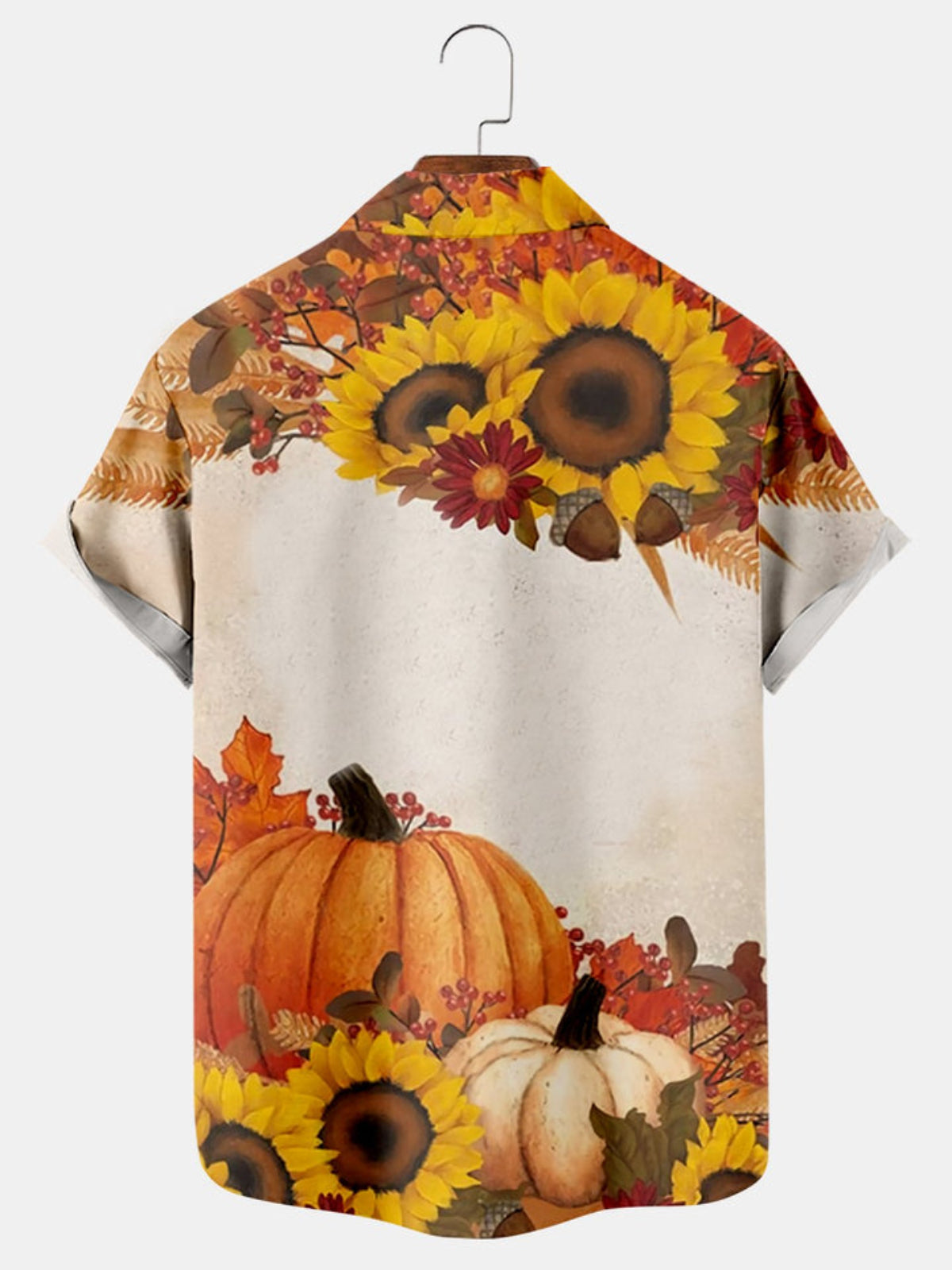 Thanksgiving Printed Short Sleeve Shirt