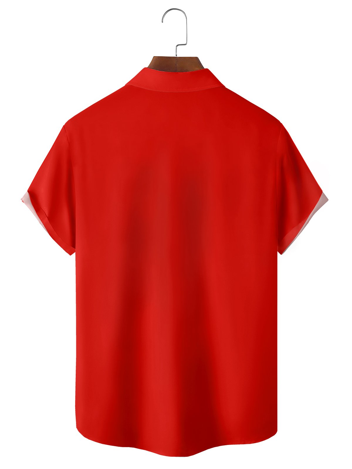 Two Tone Christmas Short Sleeved Shirt