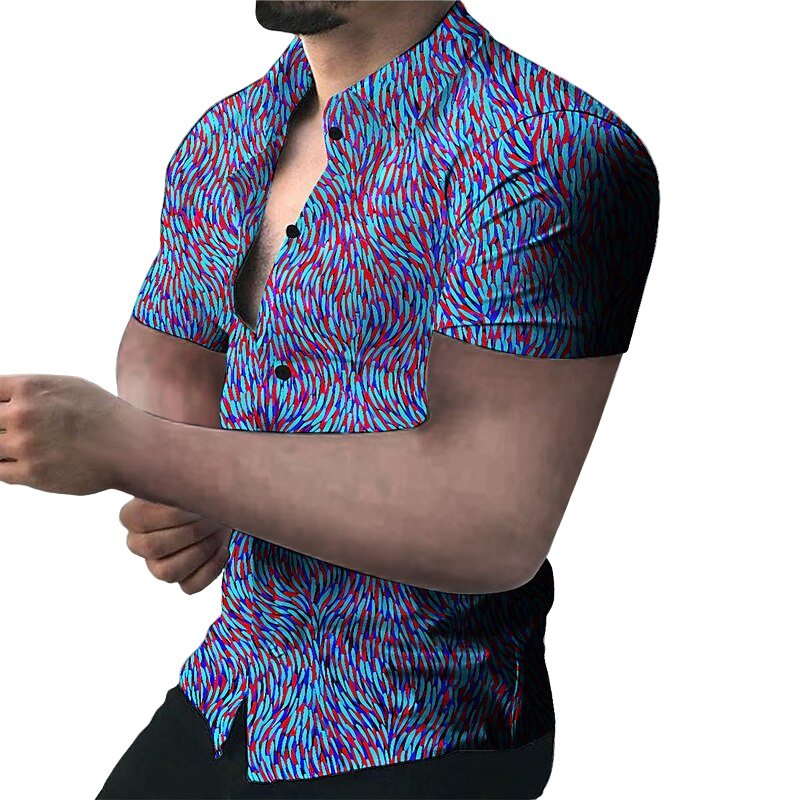 Vibrant Print Pattern Shirt