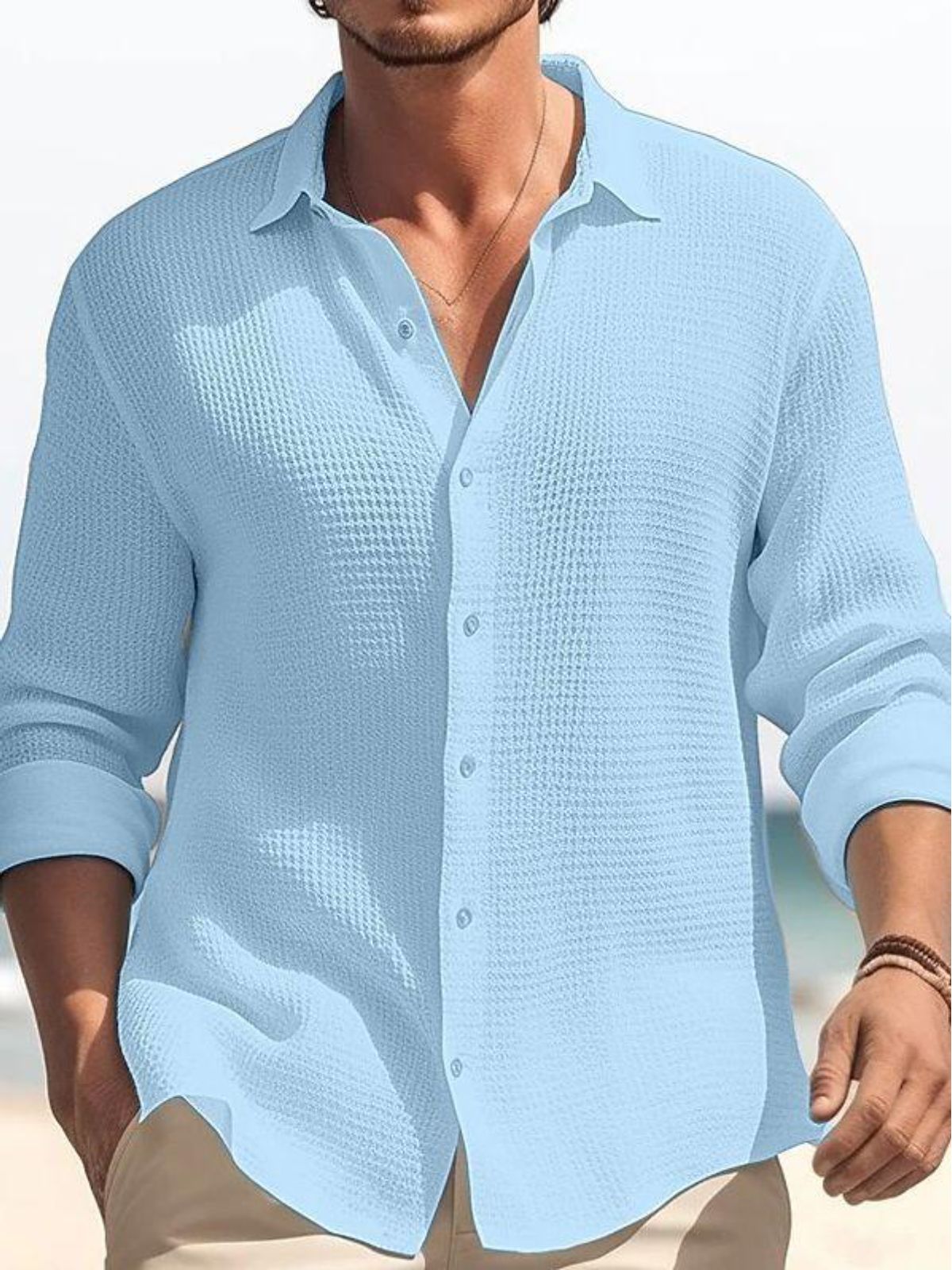 Waffle Cozy Long Sleeve Shirt