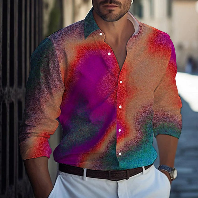 Gradient Ramp Abstract Shirt