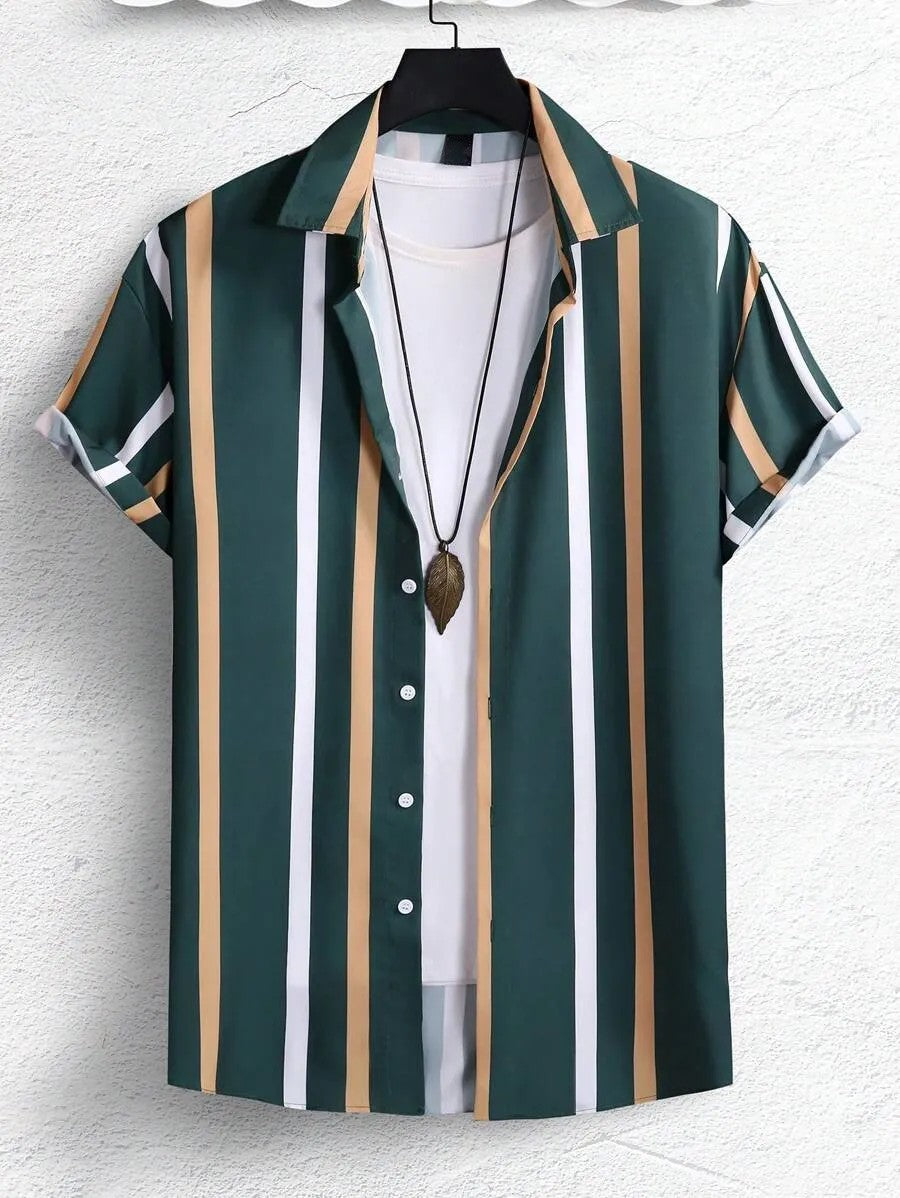 Comfy Striped Print Shirt