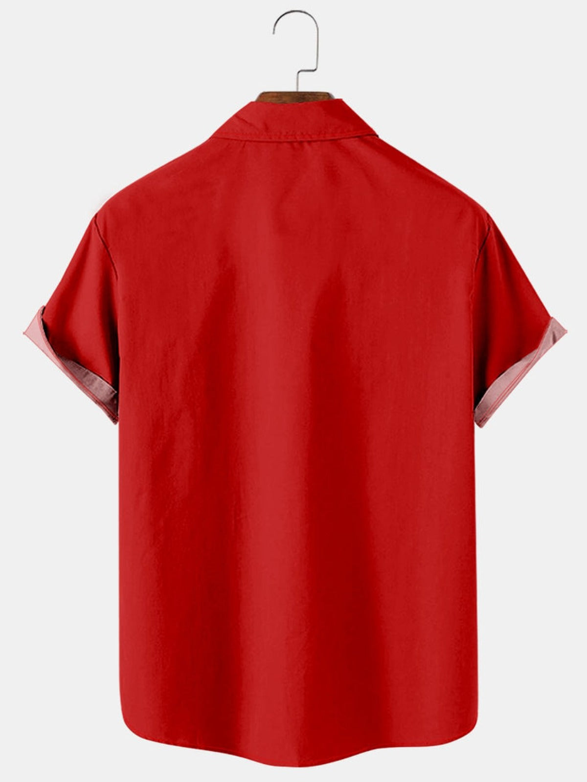 Santa Print Casual Shirt
