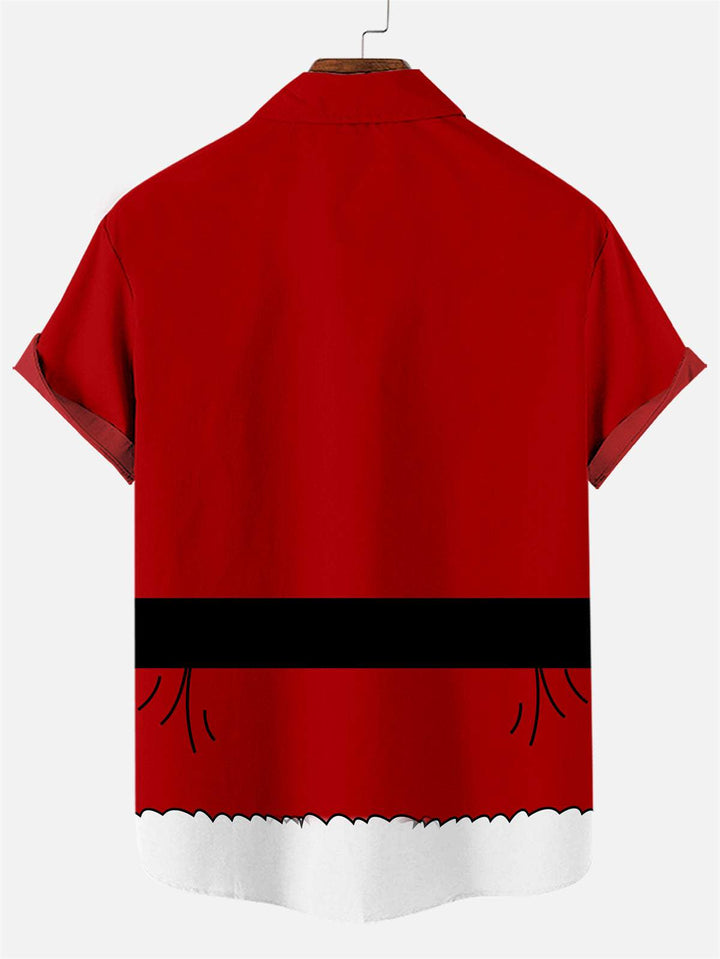 Santa Fun Pocket Short Sleeve Shirt