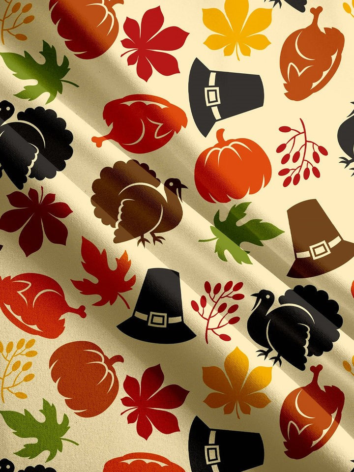 Turkey Pumpkin Print Shirt
