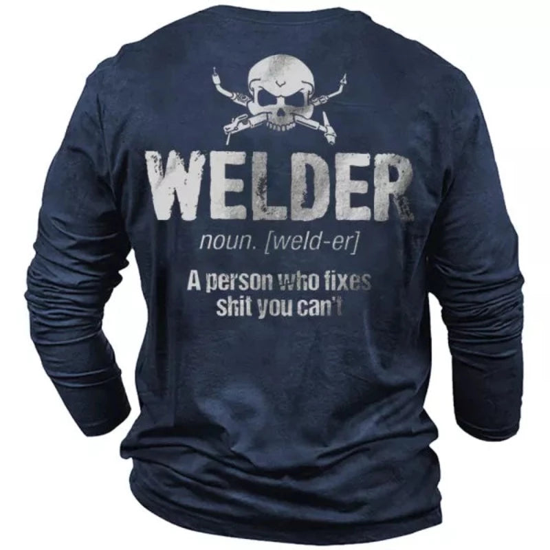 Men's Welder Cotton Long Sleeve T-Shirt