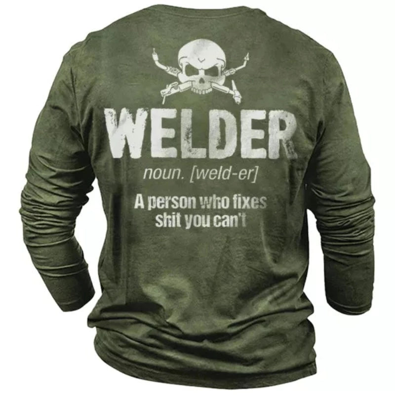 Men's Welder Cotton Long Sleeve T-Shirt