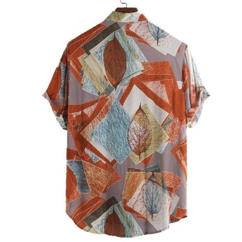 Graffiti Collar Shirt