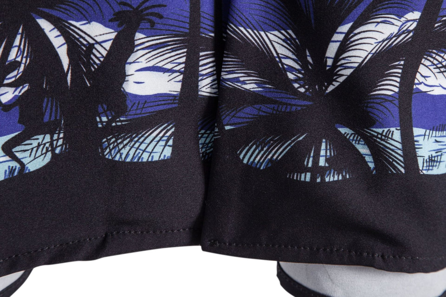 Palm Tree Printed Beach Shirt
