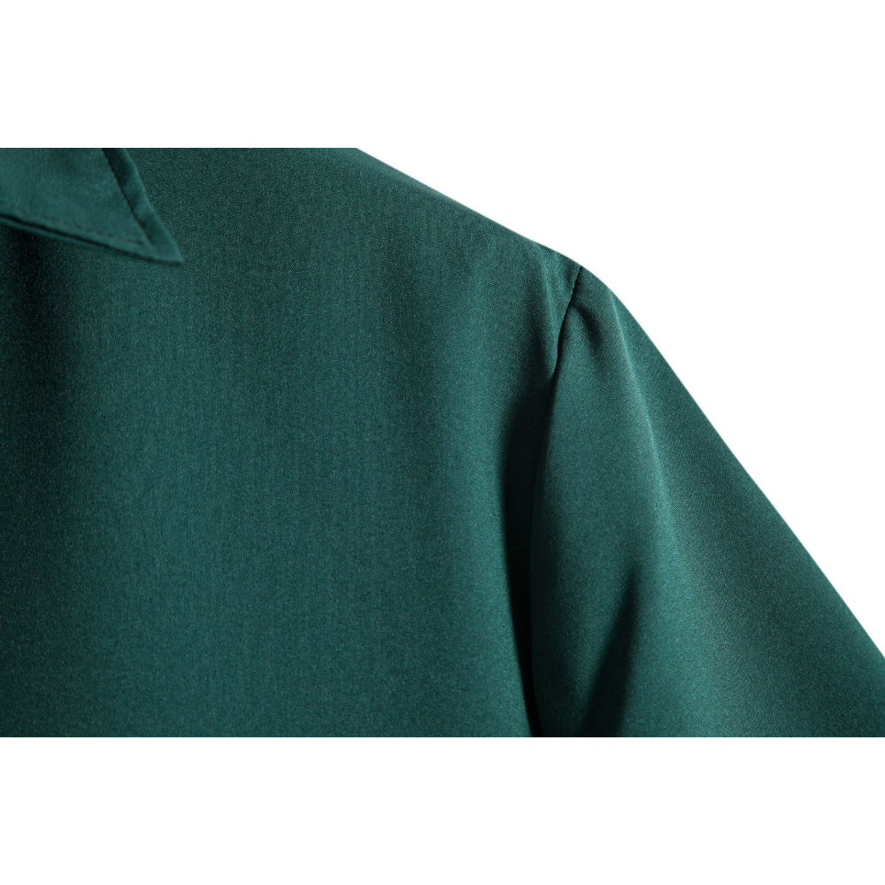 Solid Color Short Sleeve Shirt for Men