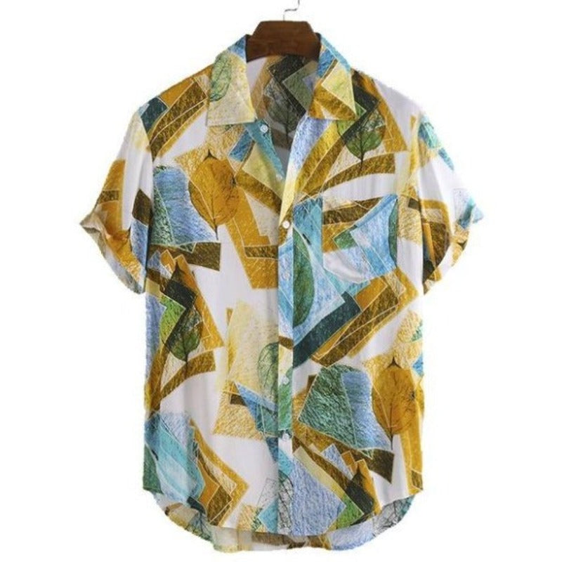 Graffiti Collar Shirt