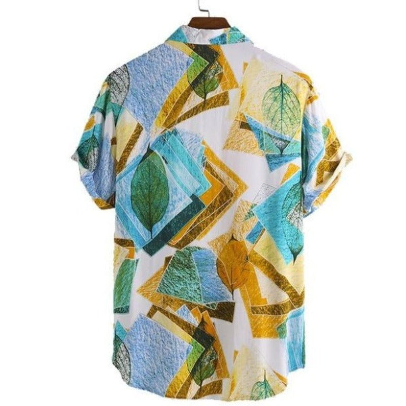 Graffiti Collar Shirt