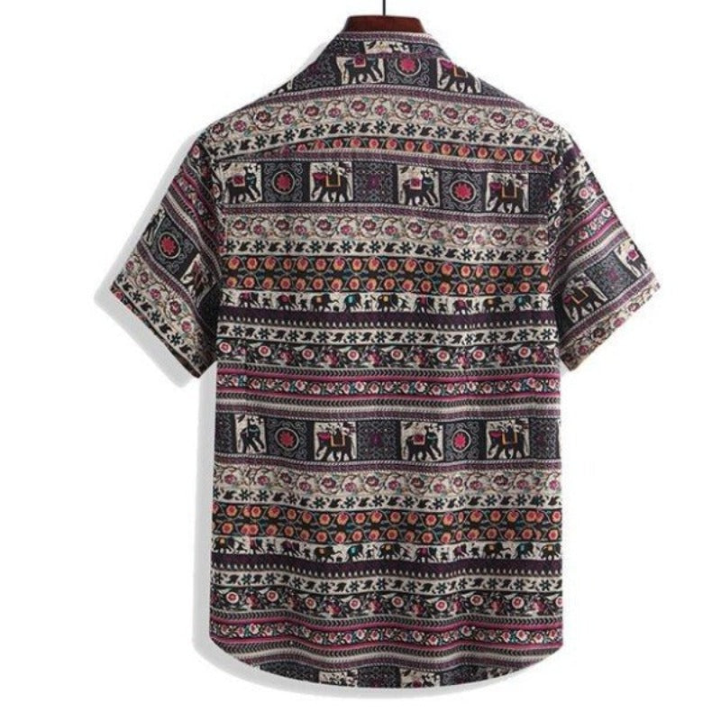 Ethnic Classic Print Shirt