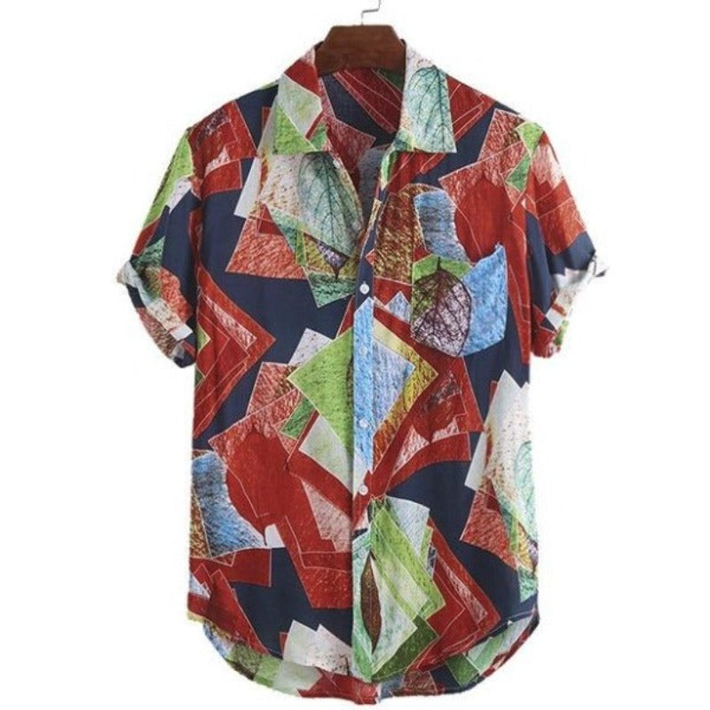 Graffiti Collar Shirt