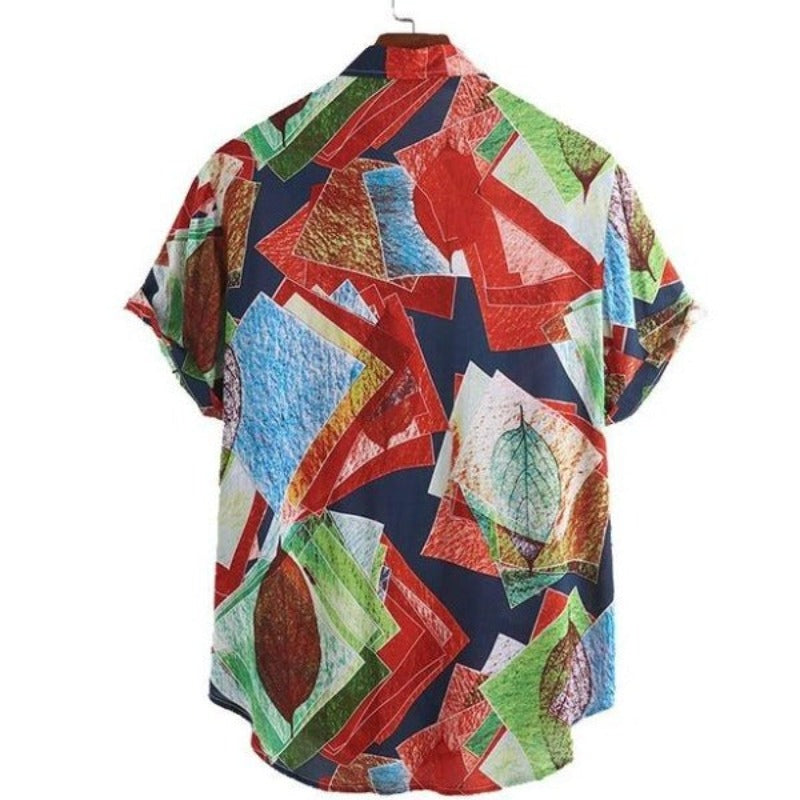 Graffiti Collar Shirt