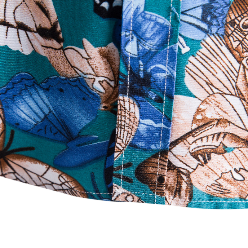 Butterfly spread long sleeve shirt