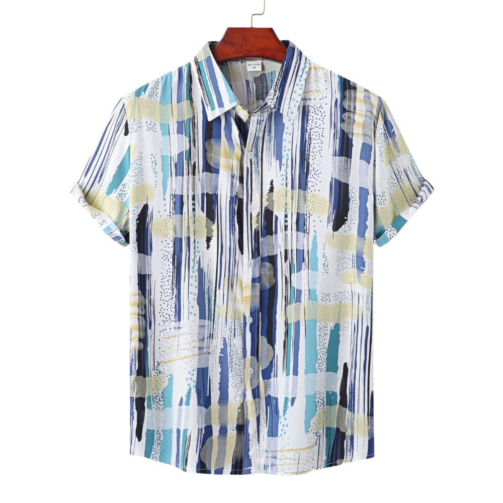 Striped Shirt With Contrasting Colors