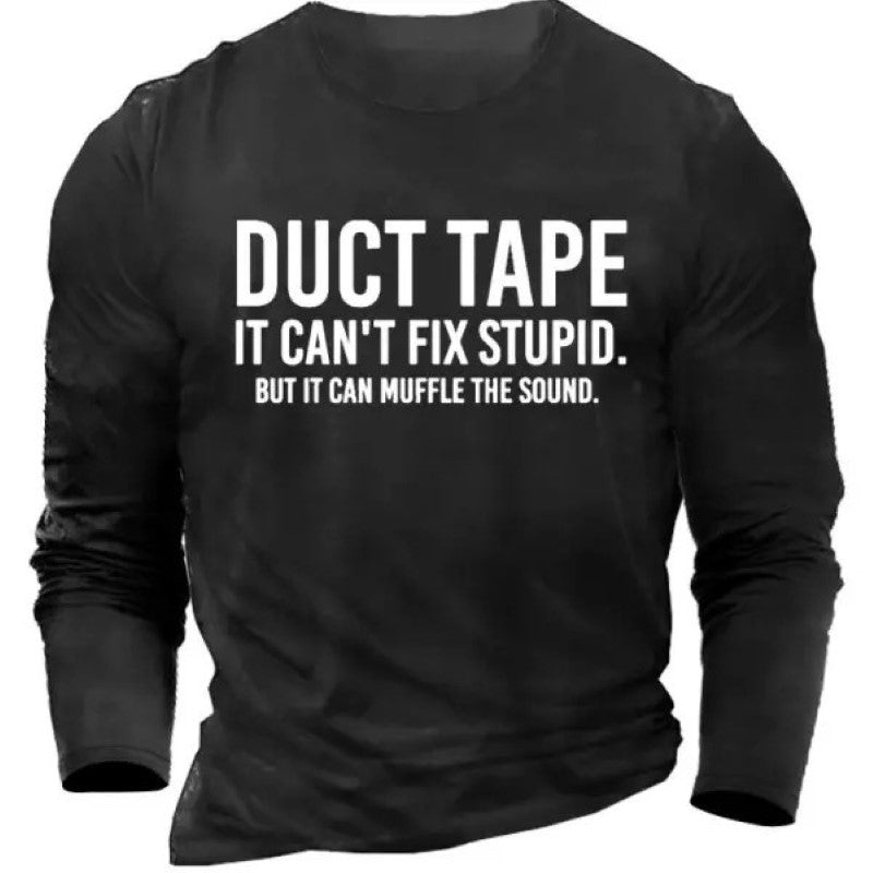 Men's Printed Cotton Full Sleeves T-shirt