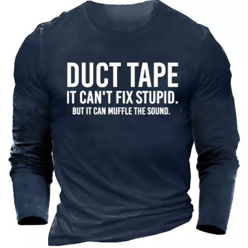 Men's Printed Cotton Full Sleeves T-shirt