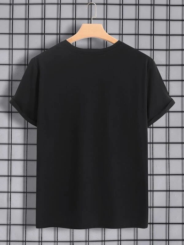 Bird Printed Plain Pattern T Shirt