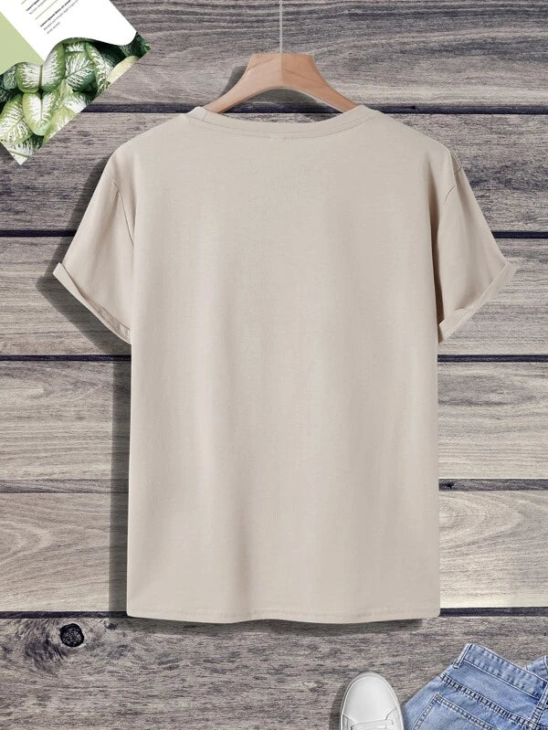 Short Sleeve Plain T Shirt