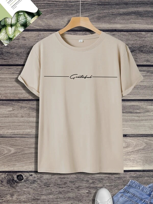 Short Sleeve Plain T Shirt