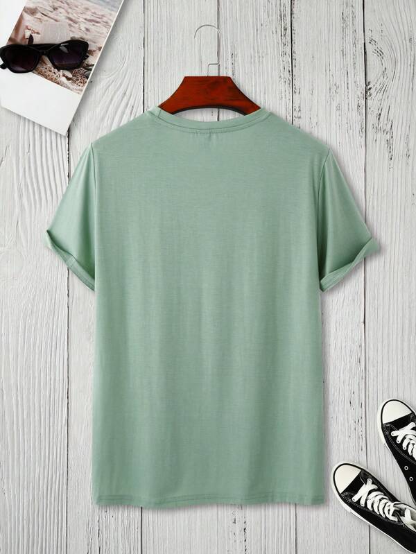 Short Sleeve Plain T Shirt