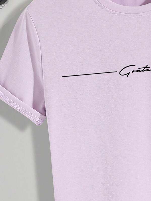 Short Sleeve Plain T Shirt