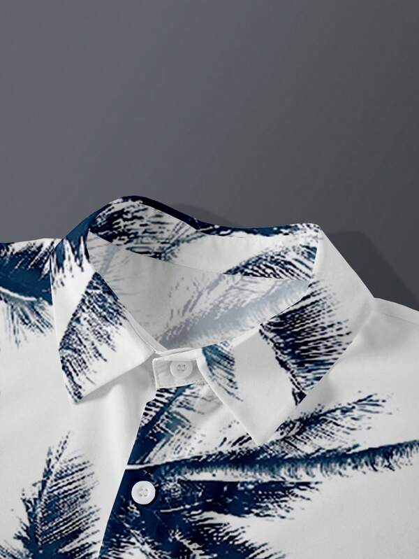 Tropical Print Pattern Shirt