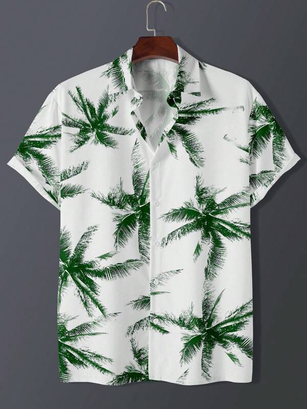 Tropical Print Pattern Shirt