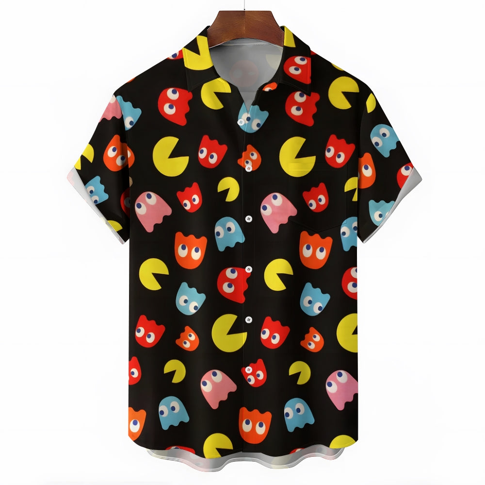 Little Pacman Printed Short Sleeve Shirt