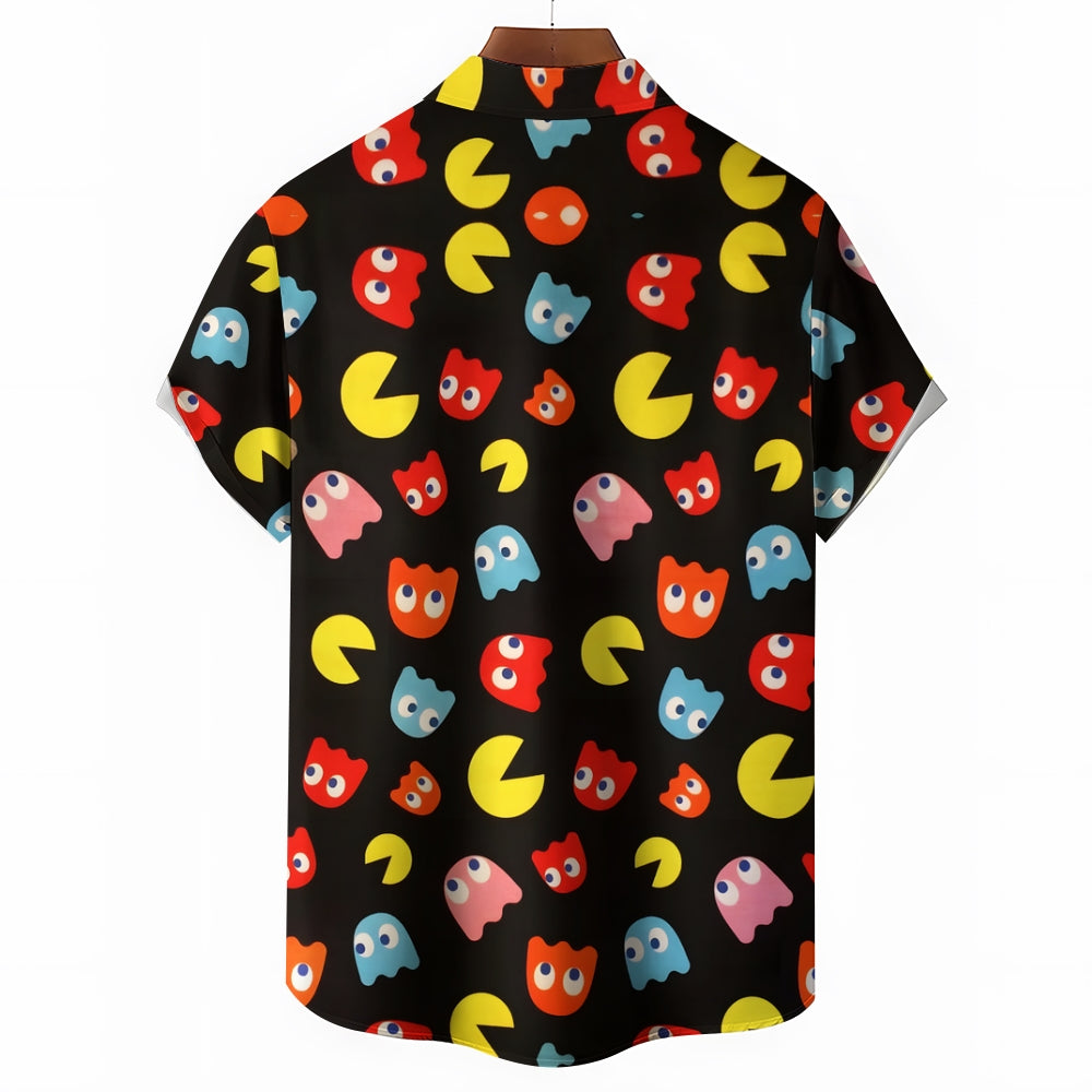 Little Pacman Printed Short Sleeve Shirt