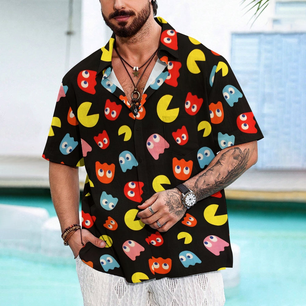 Little Pacman Printed Short Sleeve Shirt