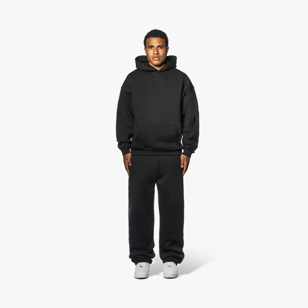 Modern Design Hooded Sweatshirt And Pants Set